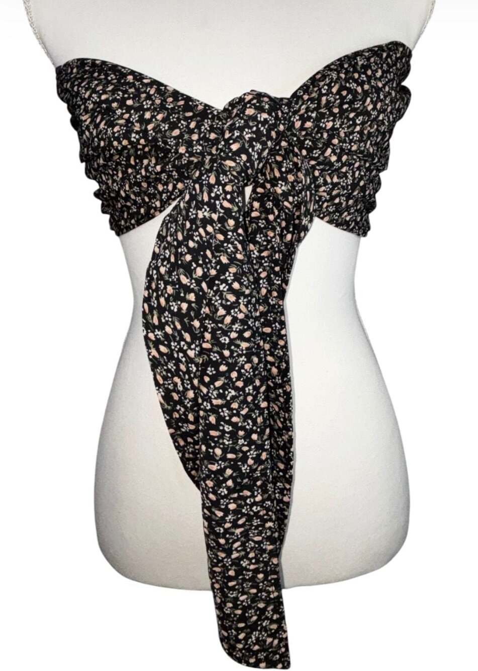 Blush J Floral Smocked Tube Top Size M